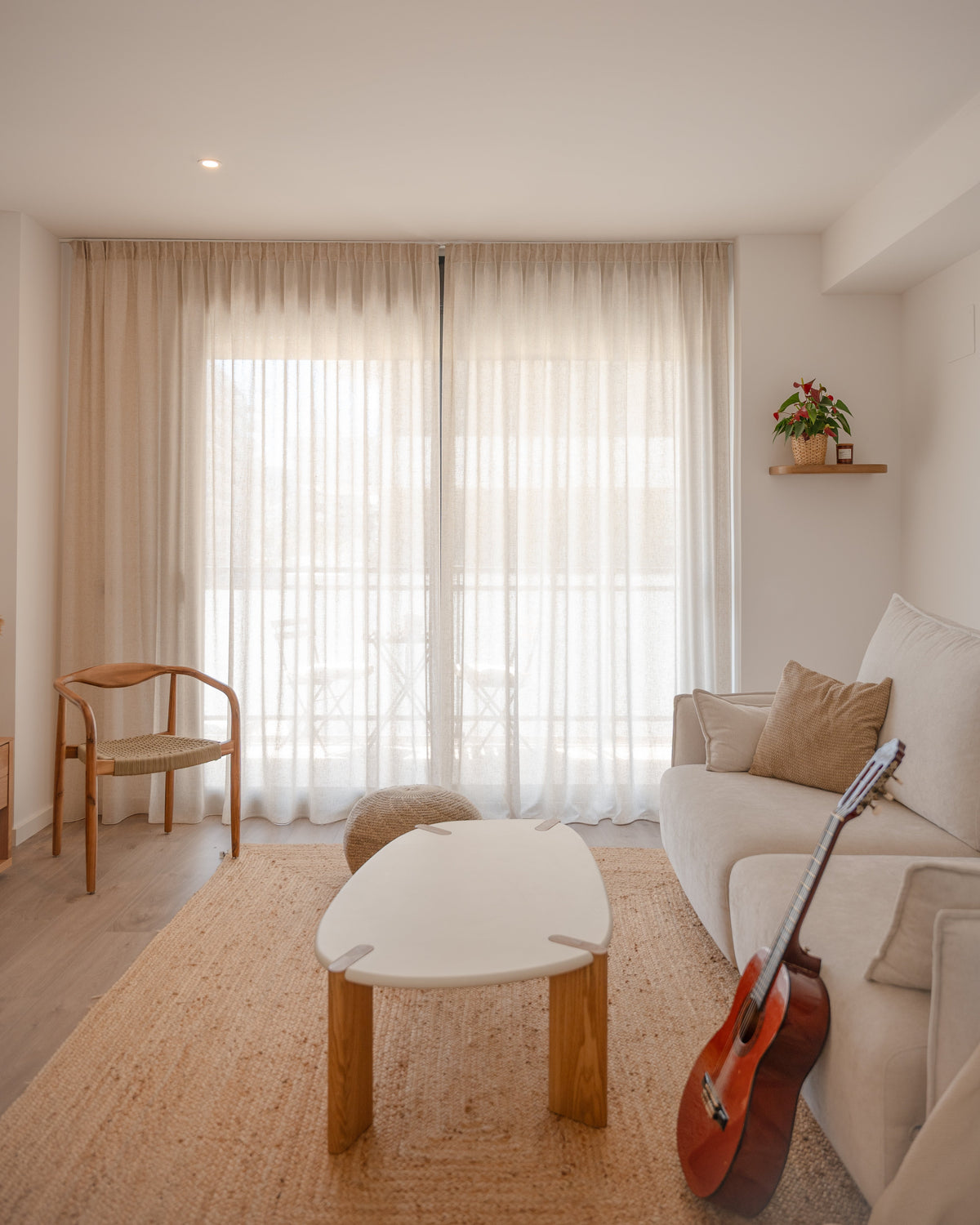 Cortina Rizada Orgánica: naturalidad, movimiento y luz en tu hogar