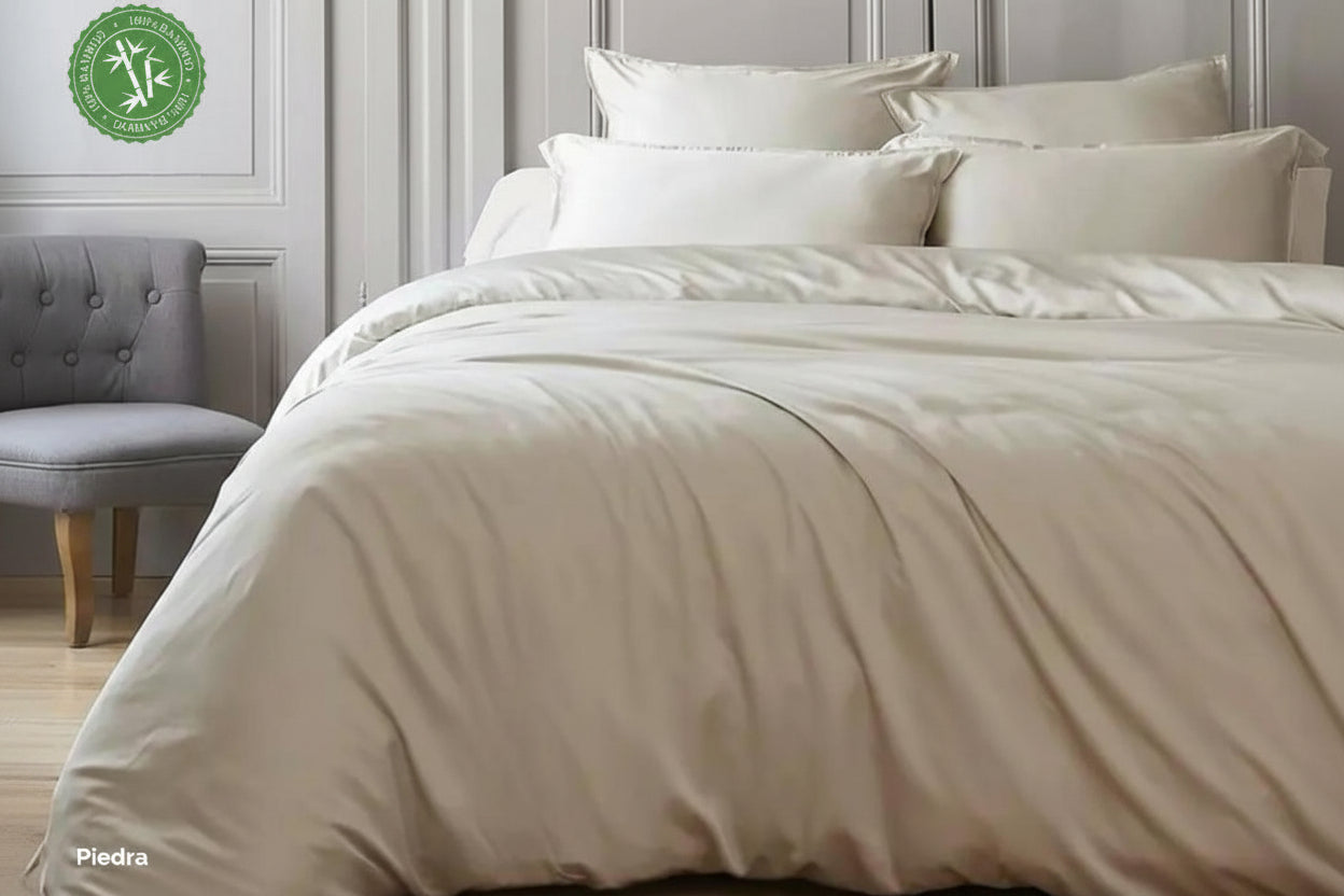 Funda nórdica Bambú 300 hilos satén + funda de almohada
